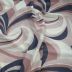 Tecido Viscose Estampada Abstrata Tons de Nude 