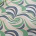 Tecido Viscose Estampada Abstrata Verde Tons Claros 