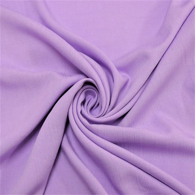 Tecido Viscose Slub Trama De Linho Cor Lilás Candy Color Pantone: 16-3521TCX Lupine   