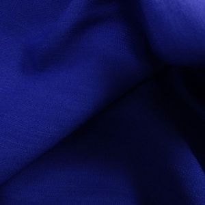 Tecido Viscose Slub Trama de Linho Cor Azul Royal Pantone: 19-3950 TCX  Deep Ultramarine