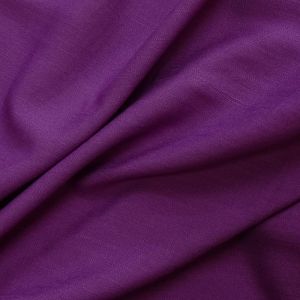 Tecido Viscose Slub Trama de Linho Cor Uva Pantone 19-3336 TCX Sparkling Grape 