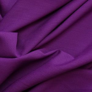 Tecido Viscose Slub Trama de Linho Cor Uva Pantone 19-3336 TCX Sparkling Grape 