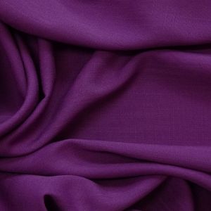 Tecido Viscose Slub Trama de Linho Cor Uva Pantone 19-3336 TCX Sparkling Grape 