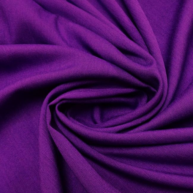 Tecido Viscose Slub Trama de Linho, Cor Violeta Claro, Pantone: 19-3526 TCX Meadow Violet  