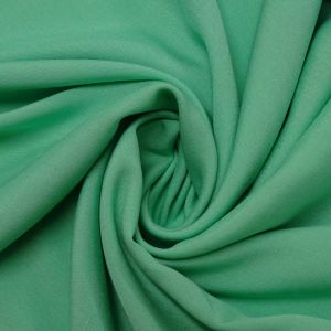 Tecido Viscose Tradicional,  Cor Verde Menta Intenso, Pantone: 14-6330 TCX Spring Bud 