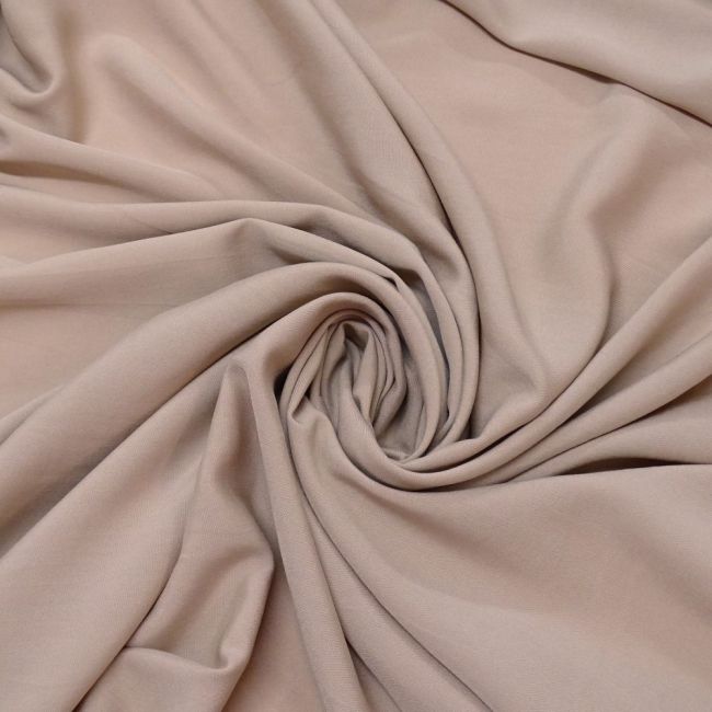 Tecido ViscoseTradicional Cor Nude Claro Pantone: 15-1314 TCX Cuban Sand 