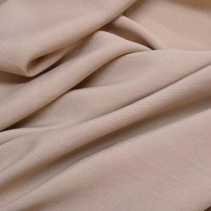 Tecido ViscoseTradicional Cor Nude Claro Pantone: 15-1314 TCX Cuban Sand 