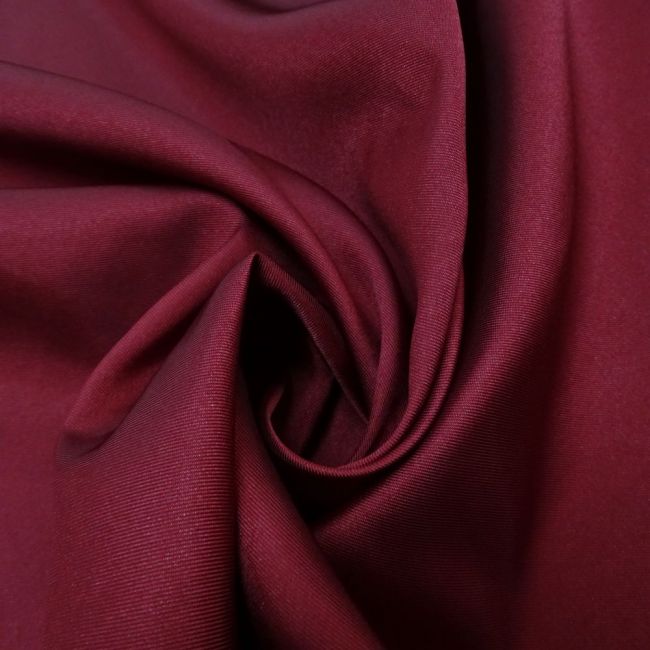 Tecido Zibeline Acetinado Cor Vermelho Marsala, Pantone: 19-1655 TCX Garnet